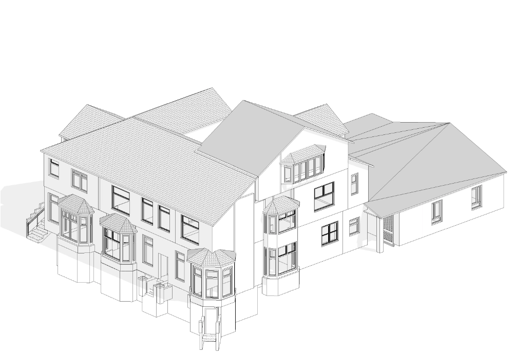 Measured building survey plan from a Manchester residential project